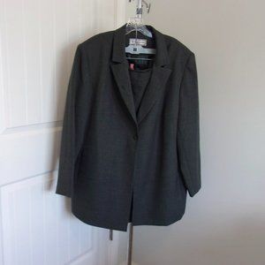 Travis Ayers Gray Skirt Suit